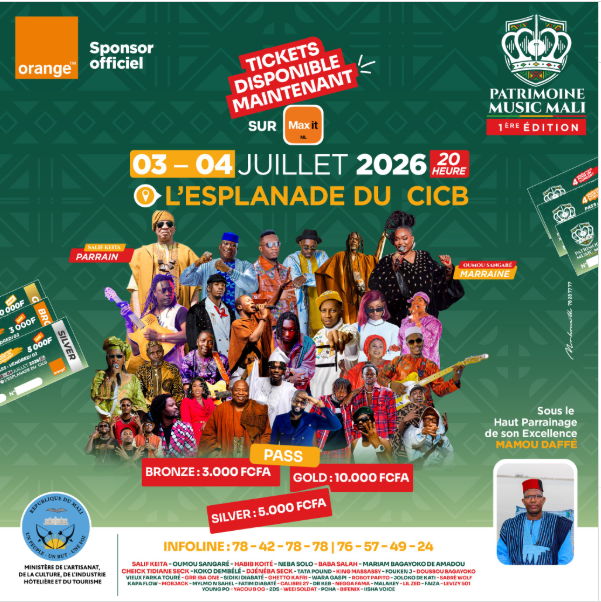 Patrimoine Music Mali : le rendez-vous musical de l’année !